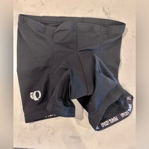 Pearl Izumi Woman’s Black Padded Cycling Shorts, XL